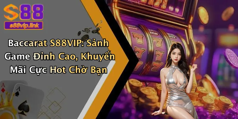 Baccarat S88VIP: Sảnh Game Đỉnh Cao, Khuyến Mãi Cực Hot Chờ Bạn
