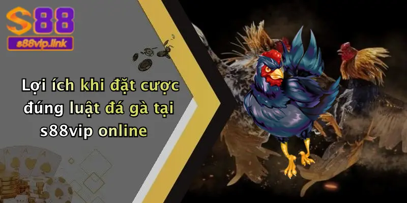 Lợi ích khi đặt cược đúng luật đá gà tại s88vip online