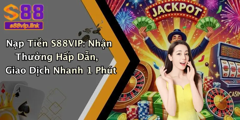 Nạp Tiền S88VIP: Nhận Thưởng Hấp Dẫn, Giao Dịch Nhanh 1 Phút