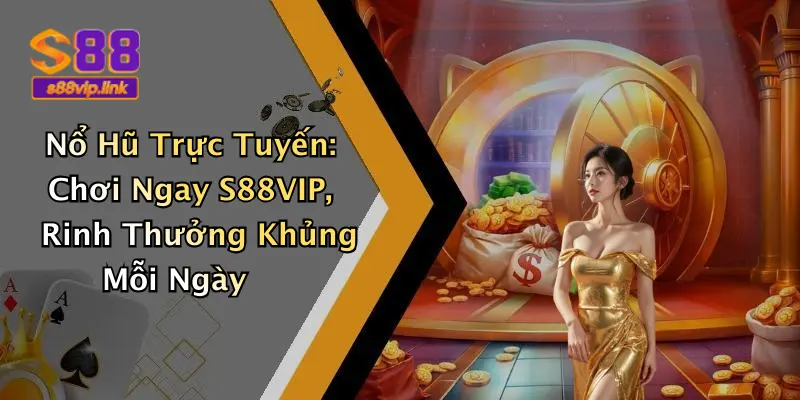Nổ Hũ Trực Tuyến: Chơi Ngay S88VIP, Rinh Thưởng Khủng Mỗi Ngày